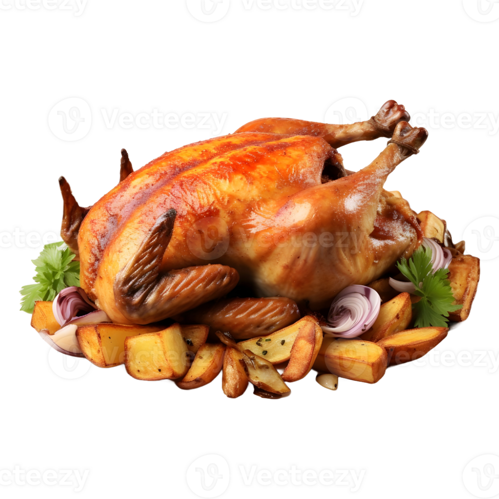 AI generated Chicken on Transparent background - Ai Generated png