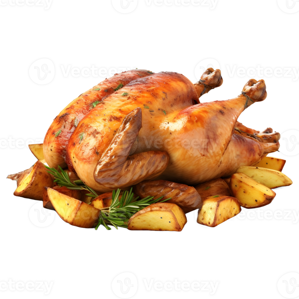 AI generated Chicken on Transparent background - Ai Generated png