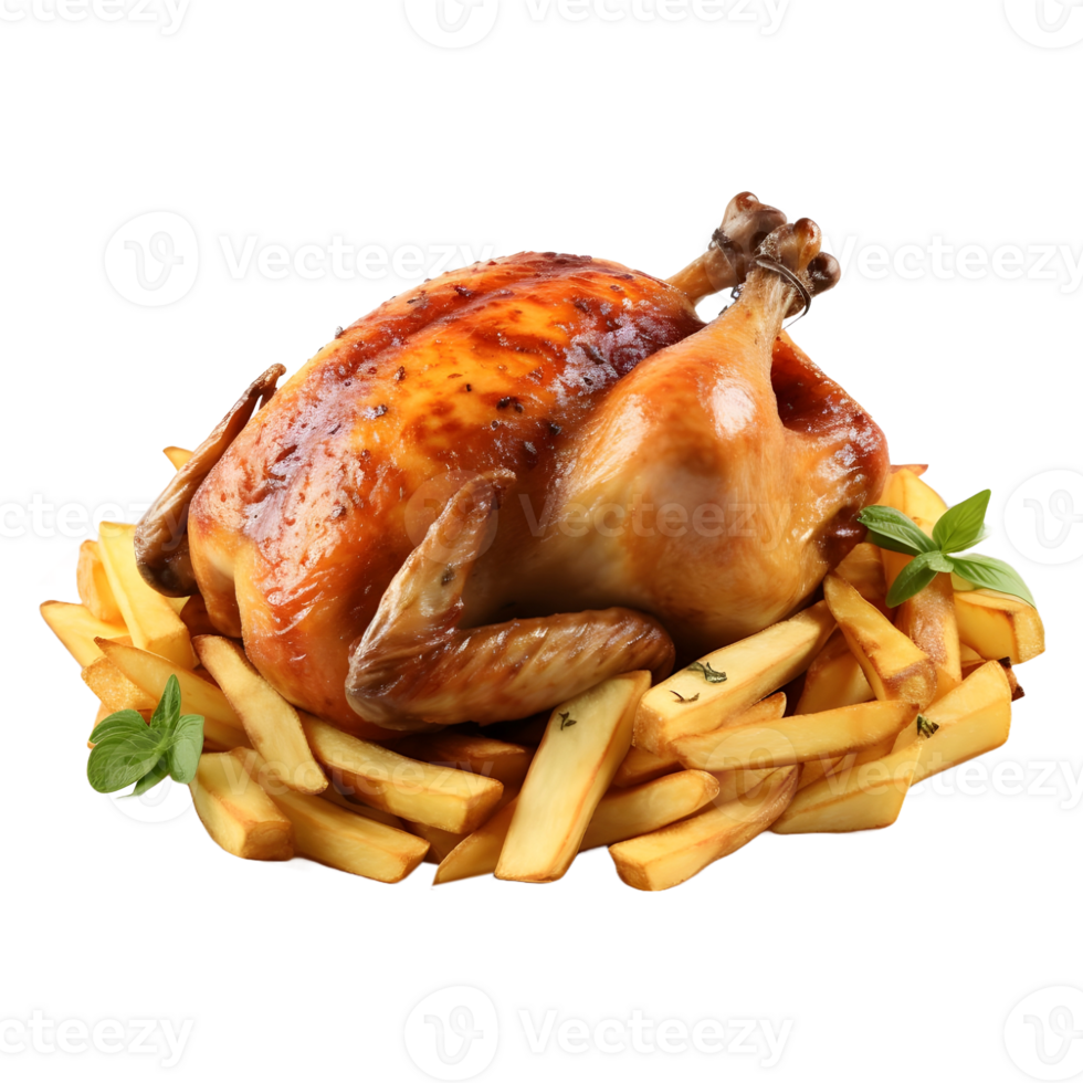 AI generated Chicken on Transparent background - Ai Generated png