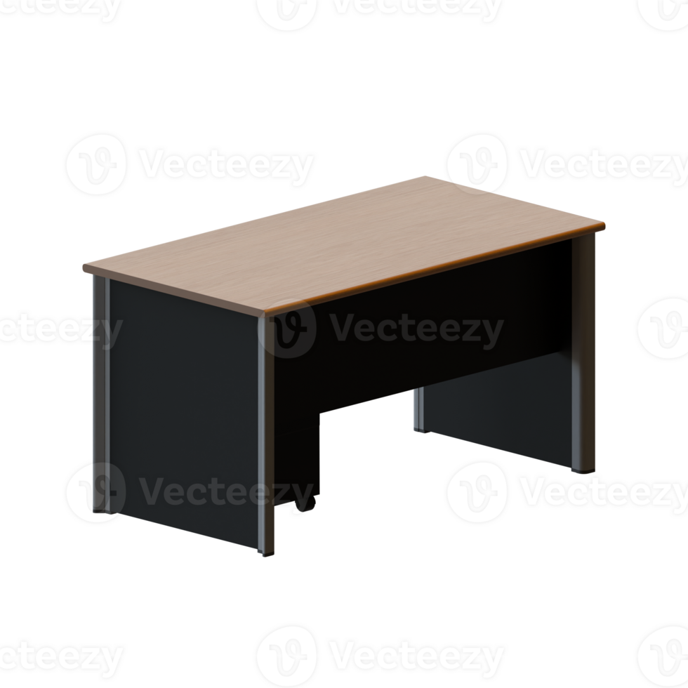 Manager Desk 3D Render Design Element png