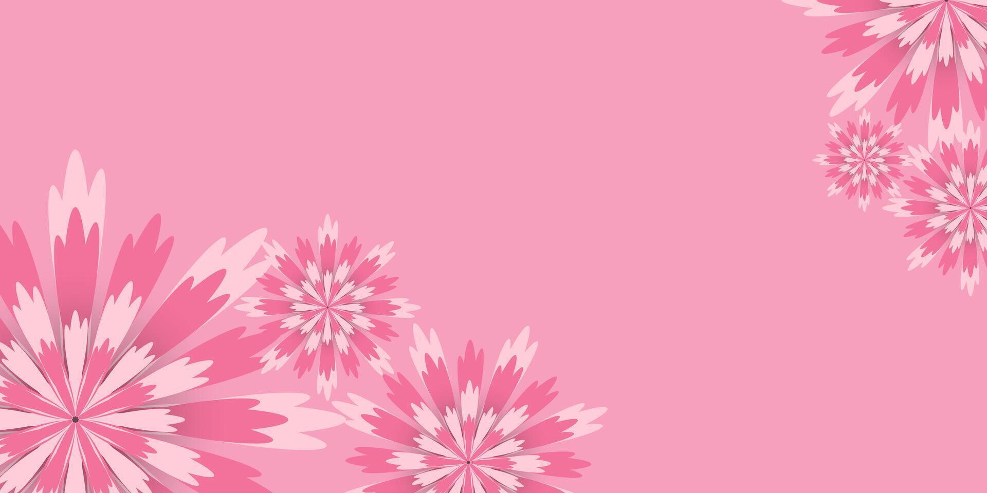 rosado color internacional De las mujeres día concepto para pancartas, telones de fondo, vector ilustración