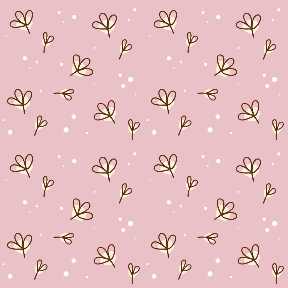 cute flower seamless parttern. Pattern for textiles, wrapping paper, wallpapers, backgrounds vector