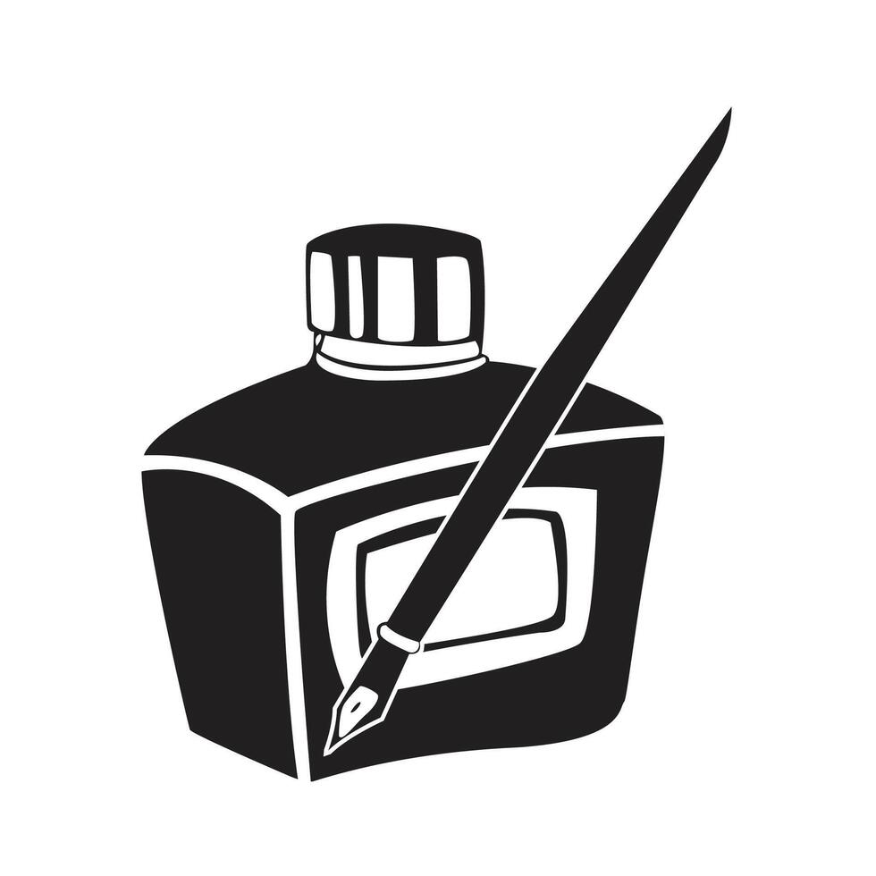 pen ink vector illustration