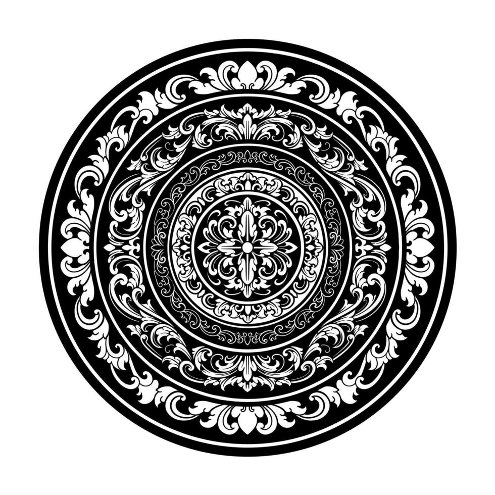 Luxury Frame Ornament Wedding Decoration Border vector