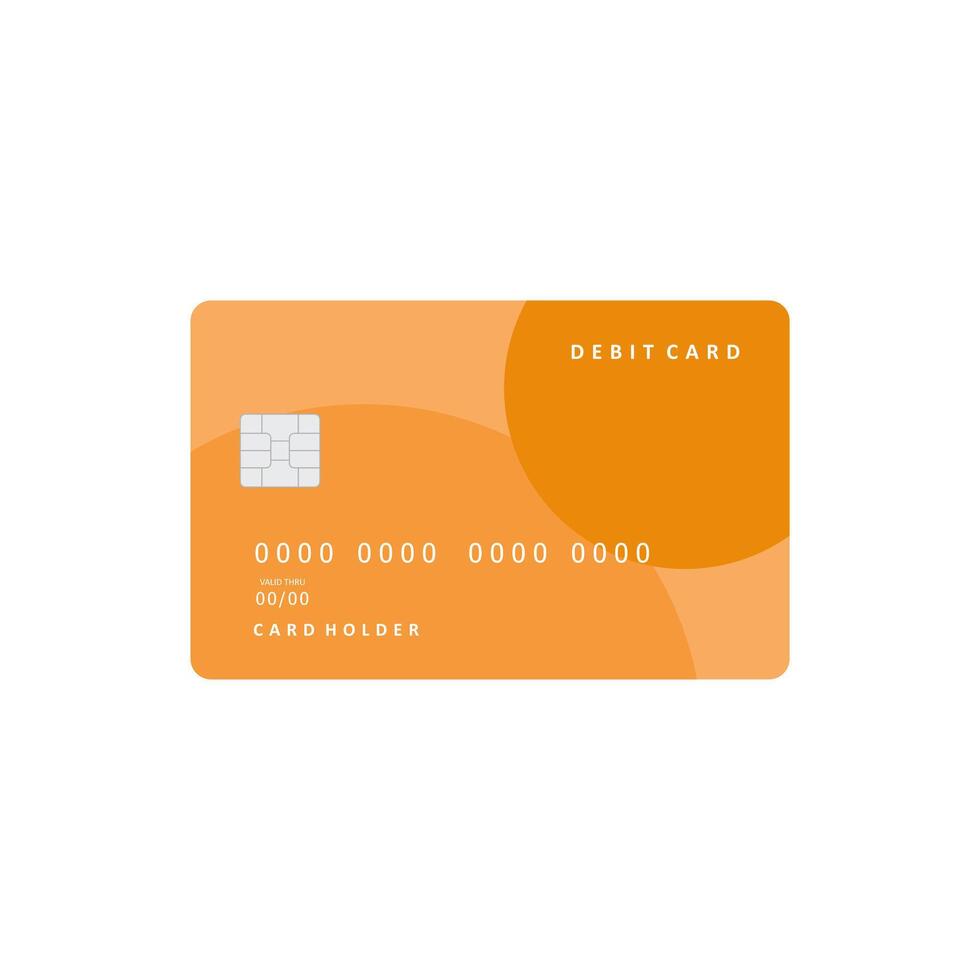 débito tarjeta plano diseño vector ilustración. dinero financiero seguridad para en línea compras, en línea pago crédito tarjeta. vector para negocio finanzas, en línea bancario y en línea compras