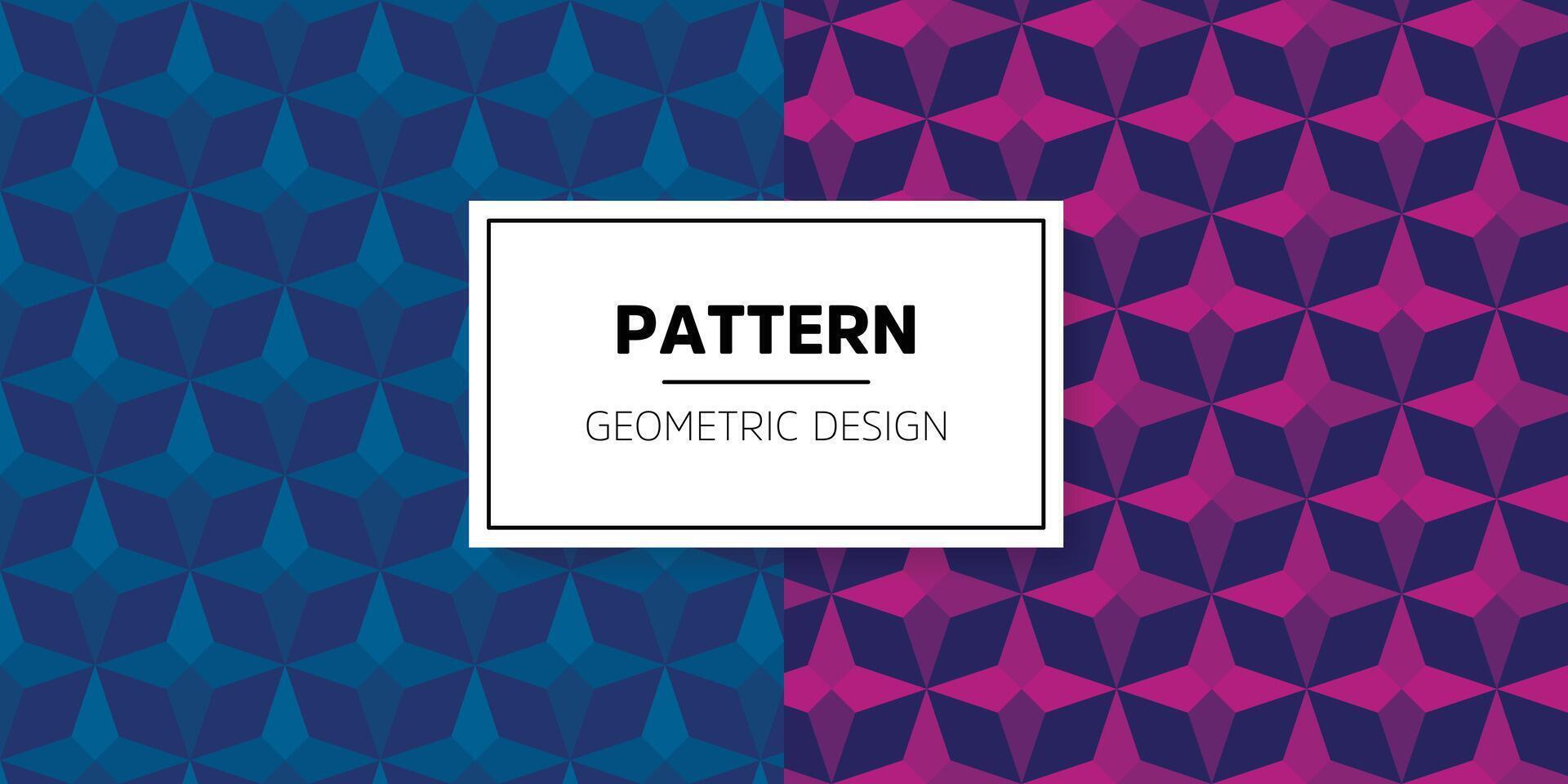 Seamless Geometric Patterns vector