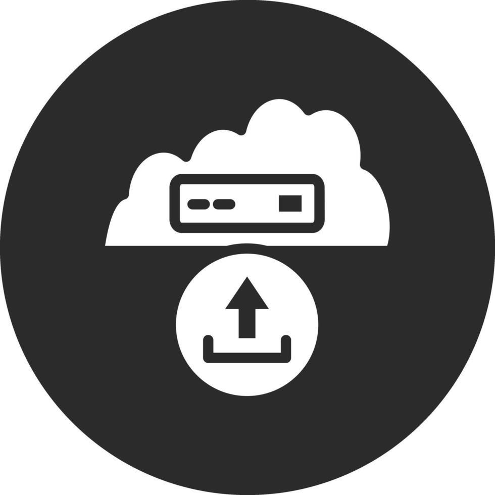 Cloud Upload Vector Icon Vector Icon