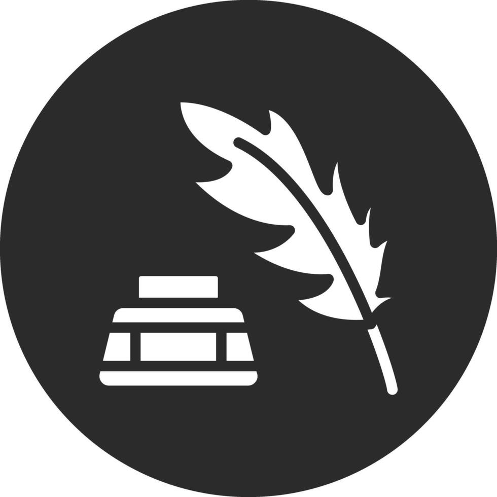 Feather Ink Vector Icon