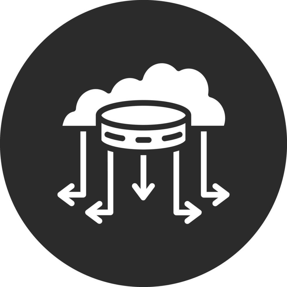 Cloud Distribution Vector Icon Vector Icon