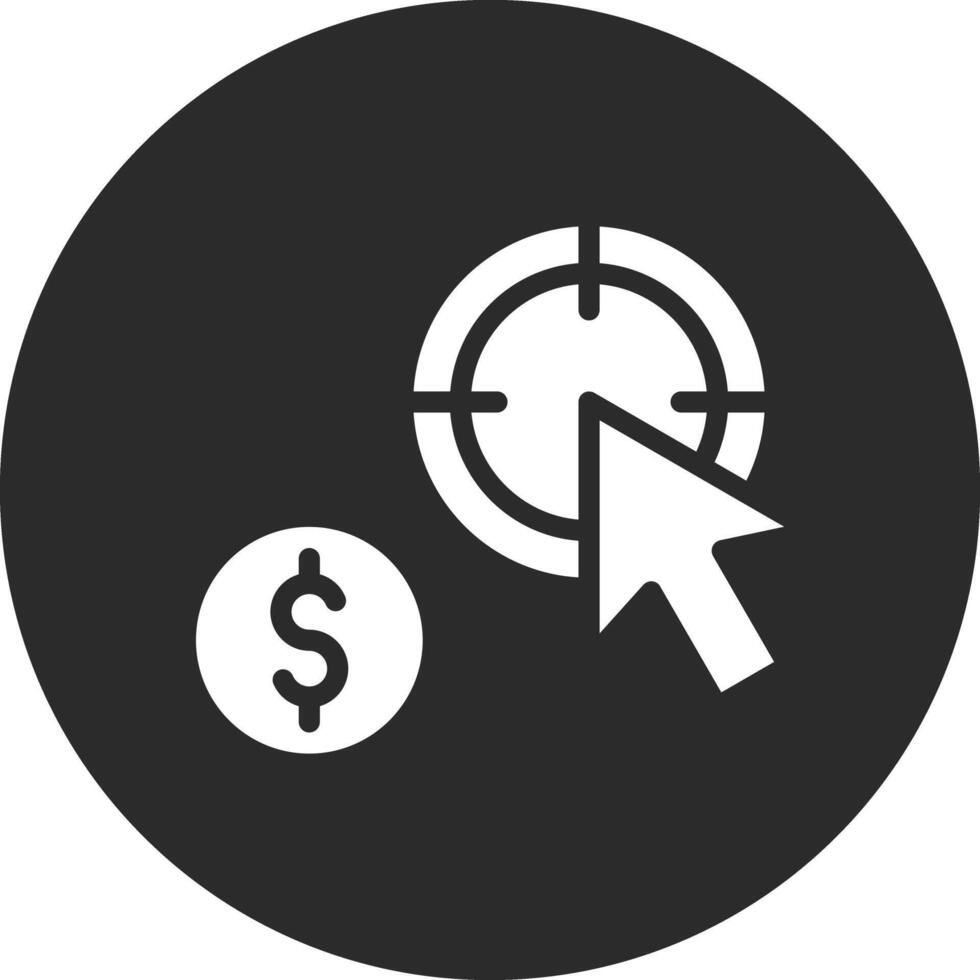 pago por clic icono de vector