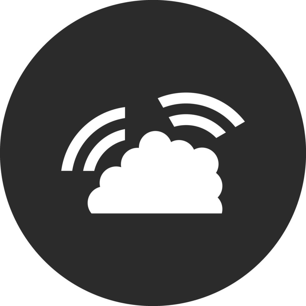 Cloud Wifi Vector Icon