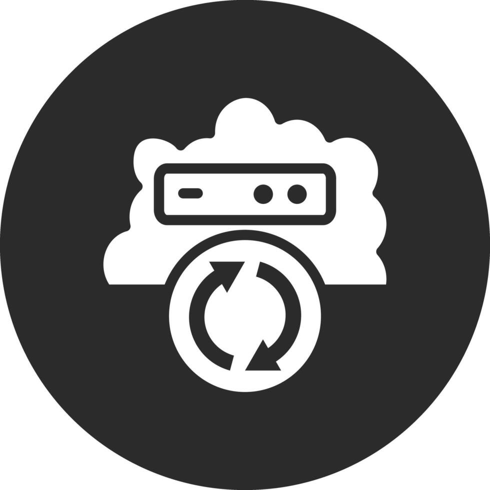 Cloud Backup Vector Icon