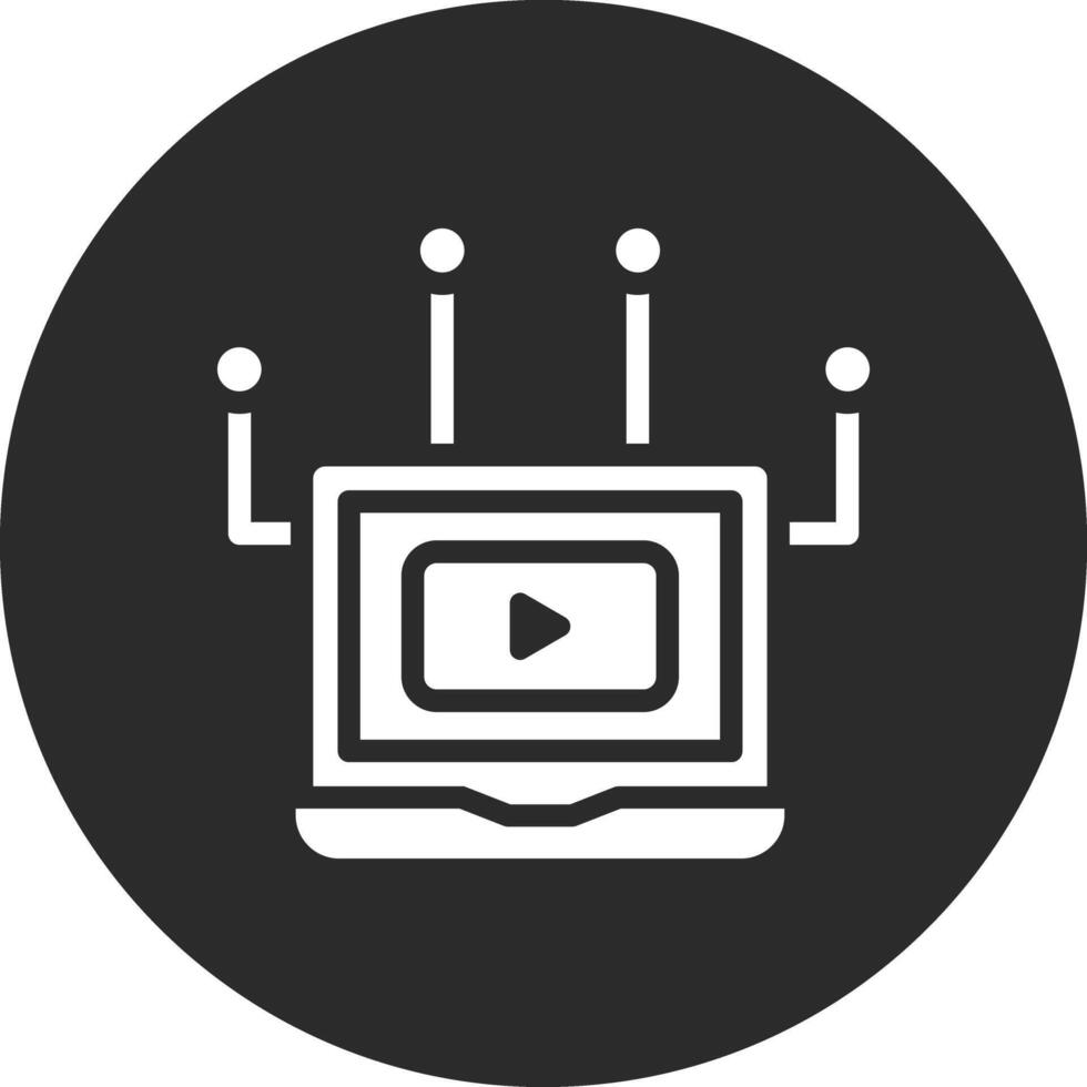 Video Network Vector Icon