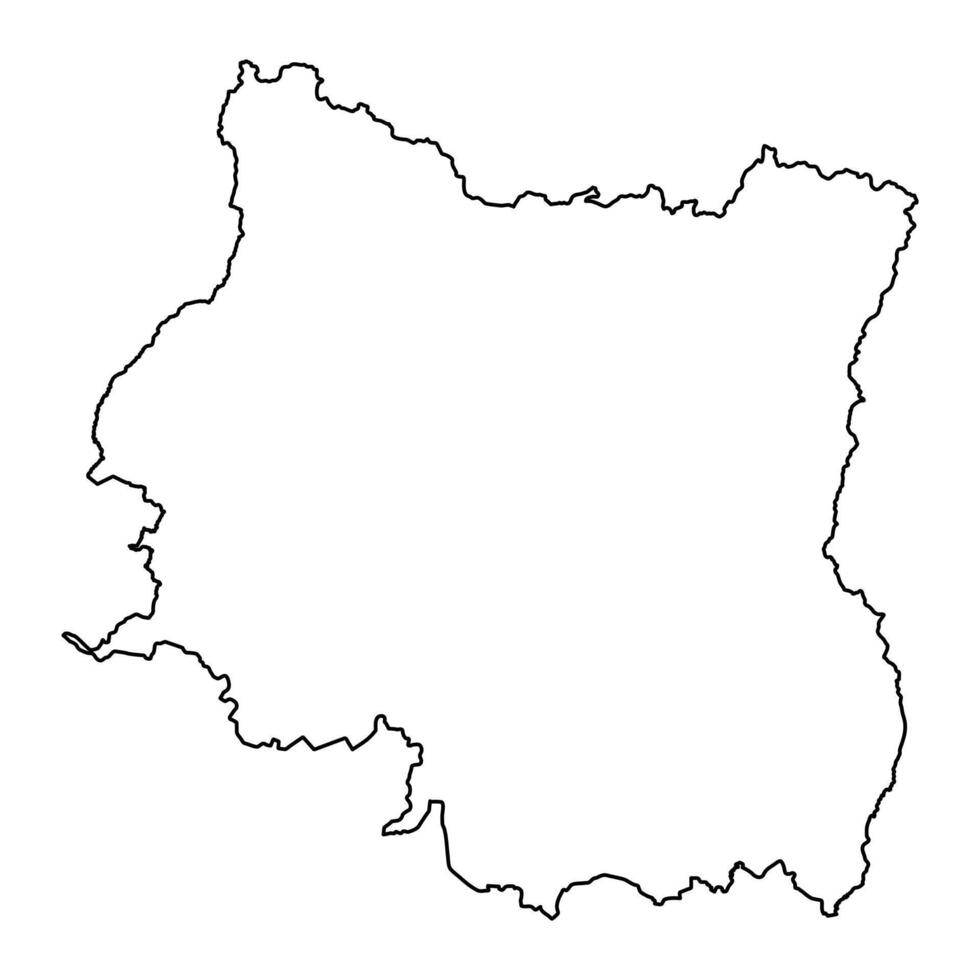 Koshi province map, administrative division of Nepal. Vector illustration.