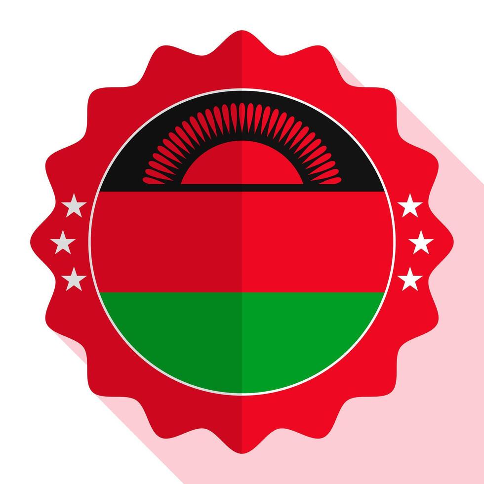 Malawi quality emblem, label, sign, button. Vector illustration.