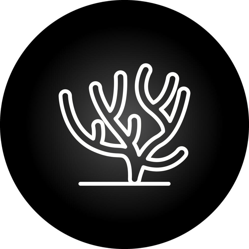 icono de vector de coral