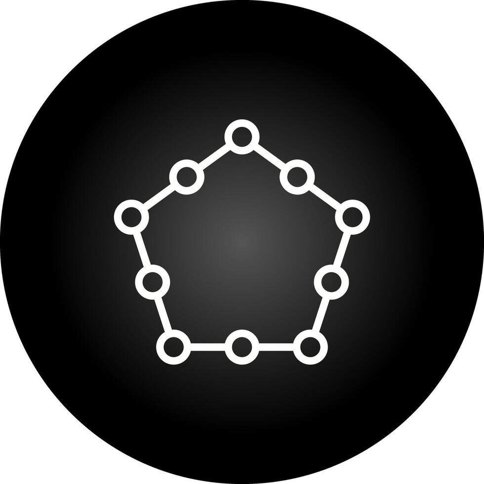 icono de vector hexagonal