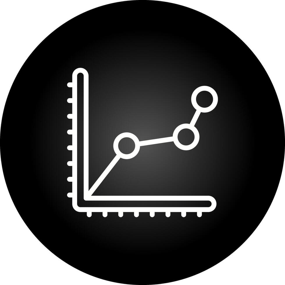 Line Chart Vector Icon