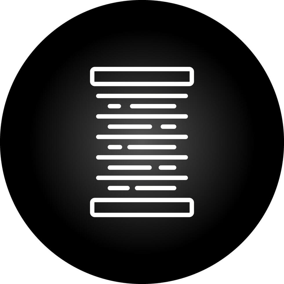Center Alignment Vector Icon