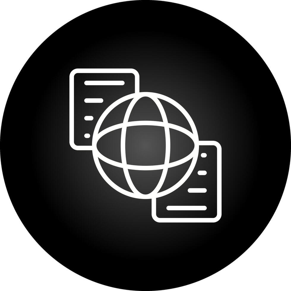 Document Sharing Vector Icon