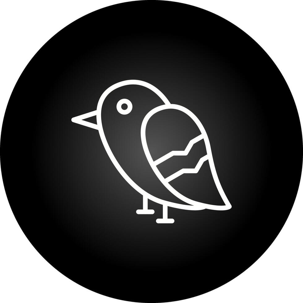 icono de vector de pájaro