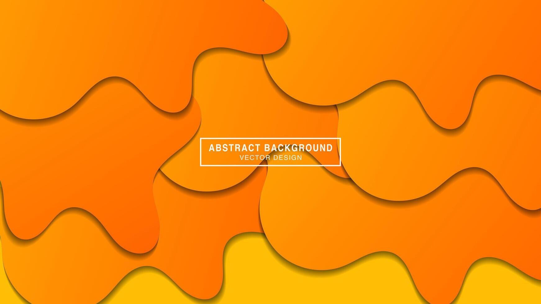 Liquid orange and yellow color background design with fluid gradient composition for poster, web, landing, page, cover, ad, greeting, card, promotion. Eps 10 vector