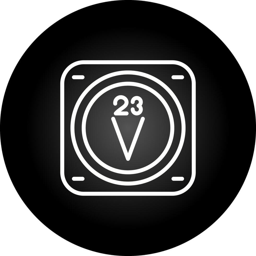 Vanadium Vector Icon