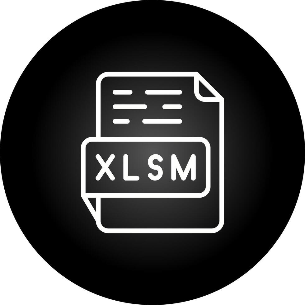 XLSM Vector Icon