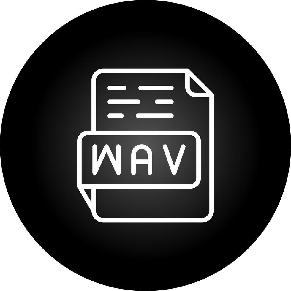 wav vector icono