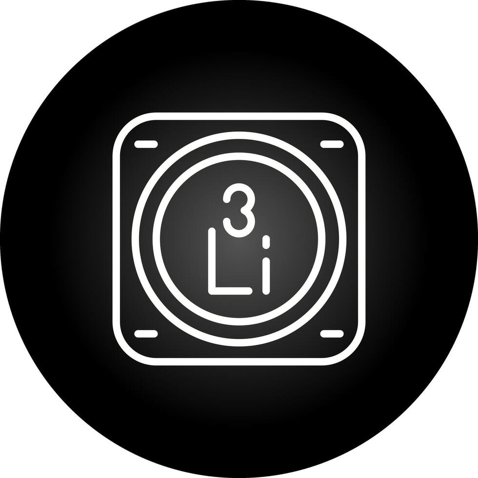 Lithium Vector Icon
