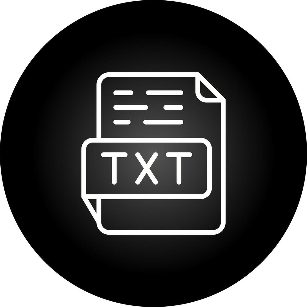 icono de vector de texto