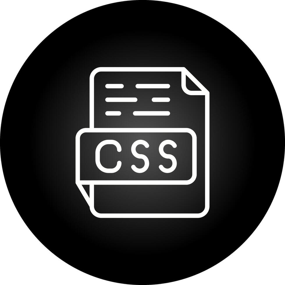 icono de vector de css