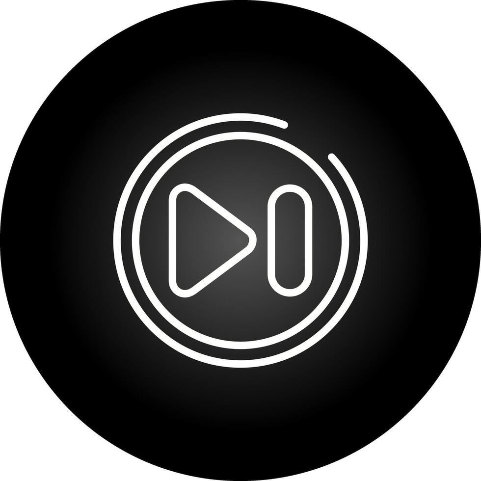 Next Track Button Vector Icon