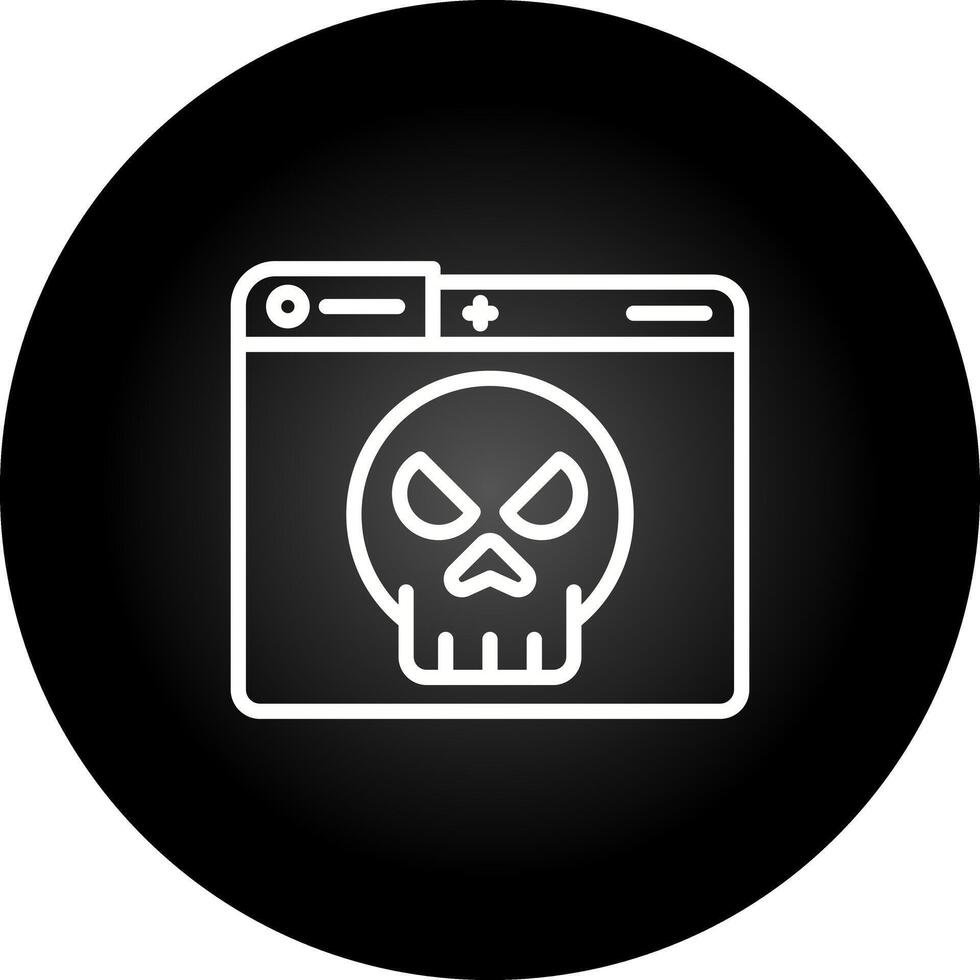 Dark Web Vector Icon