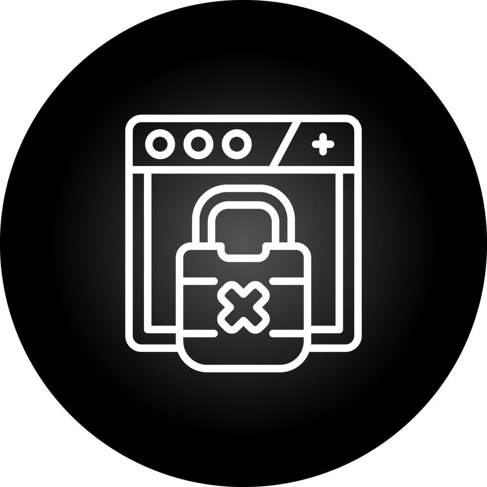 icono de vector de navegador web