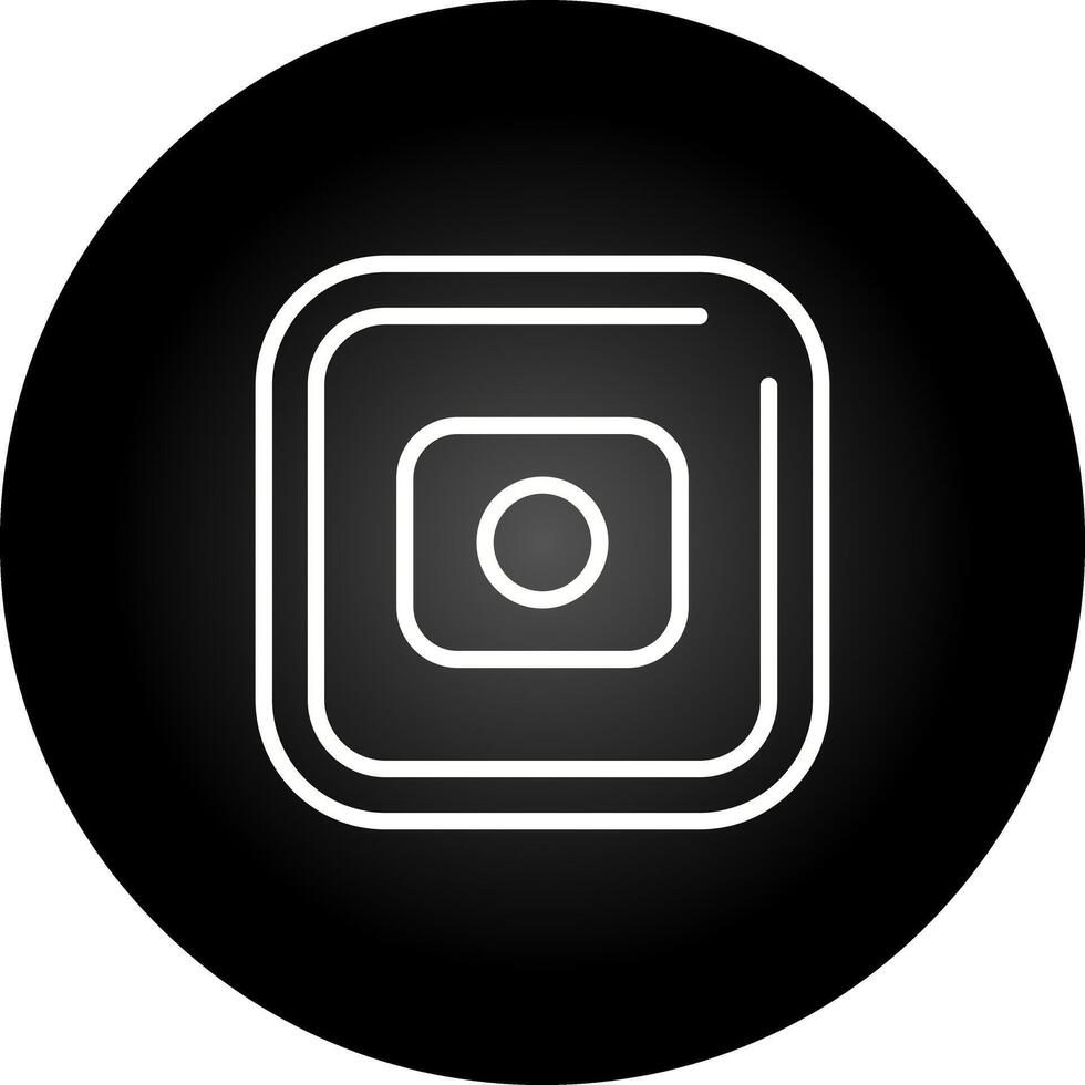 Record Square Vector Icon