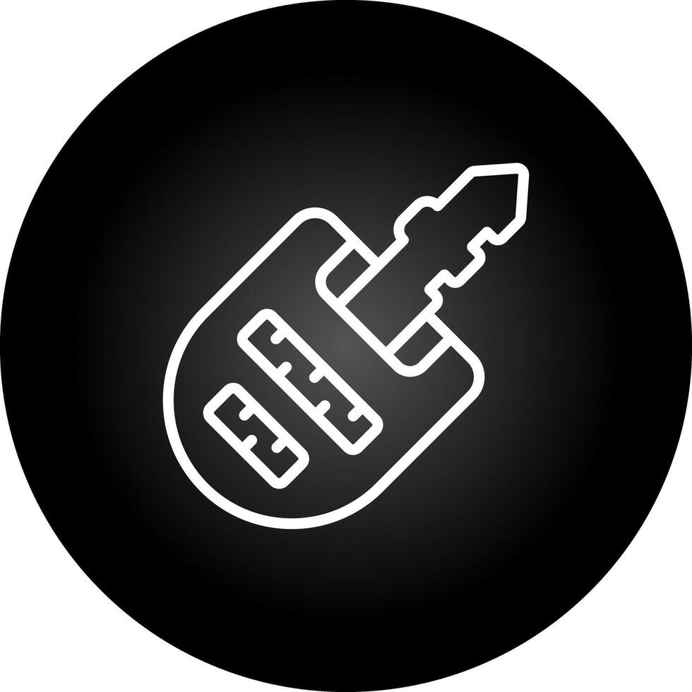 Car Key Vector Icon