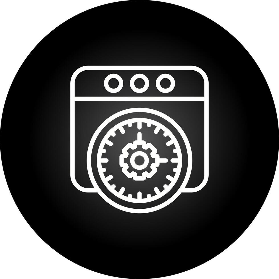 icono de vector de navegador web