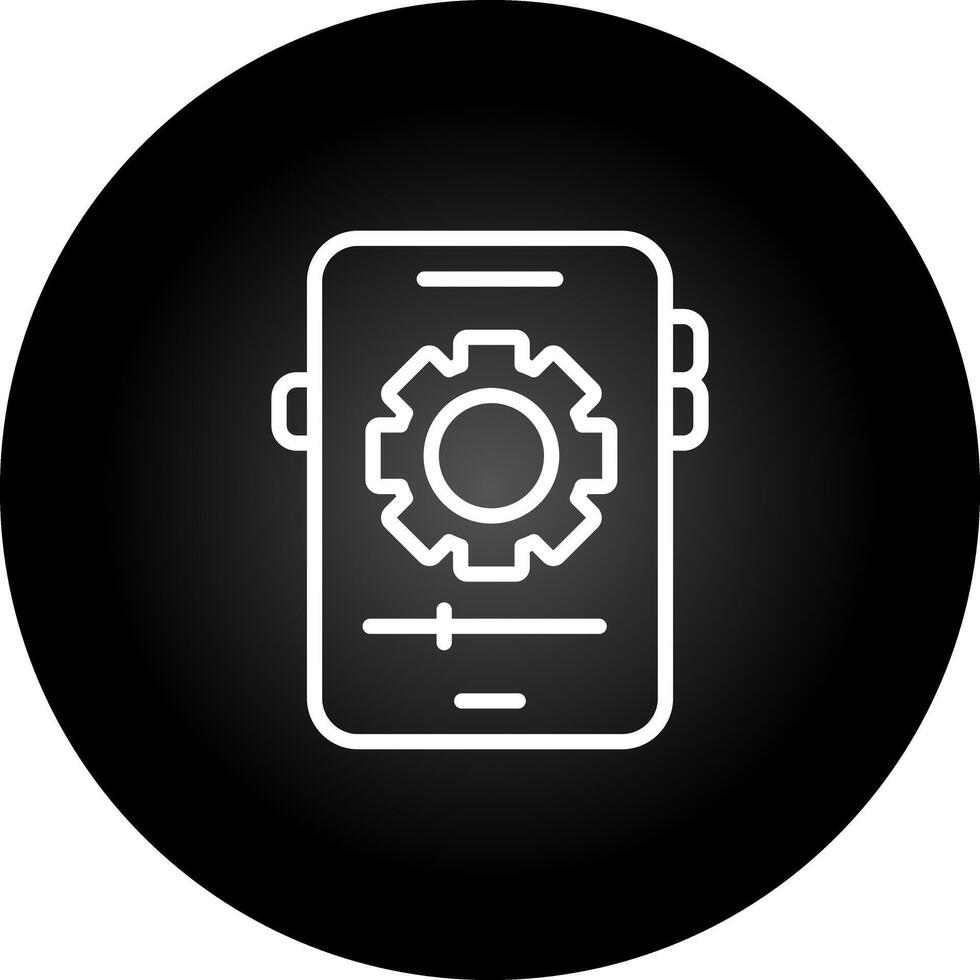 Smartphone Settings Vector Icon