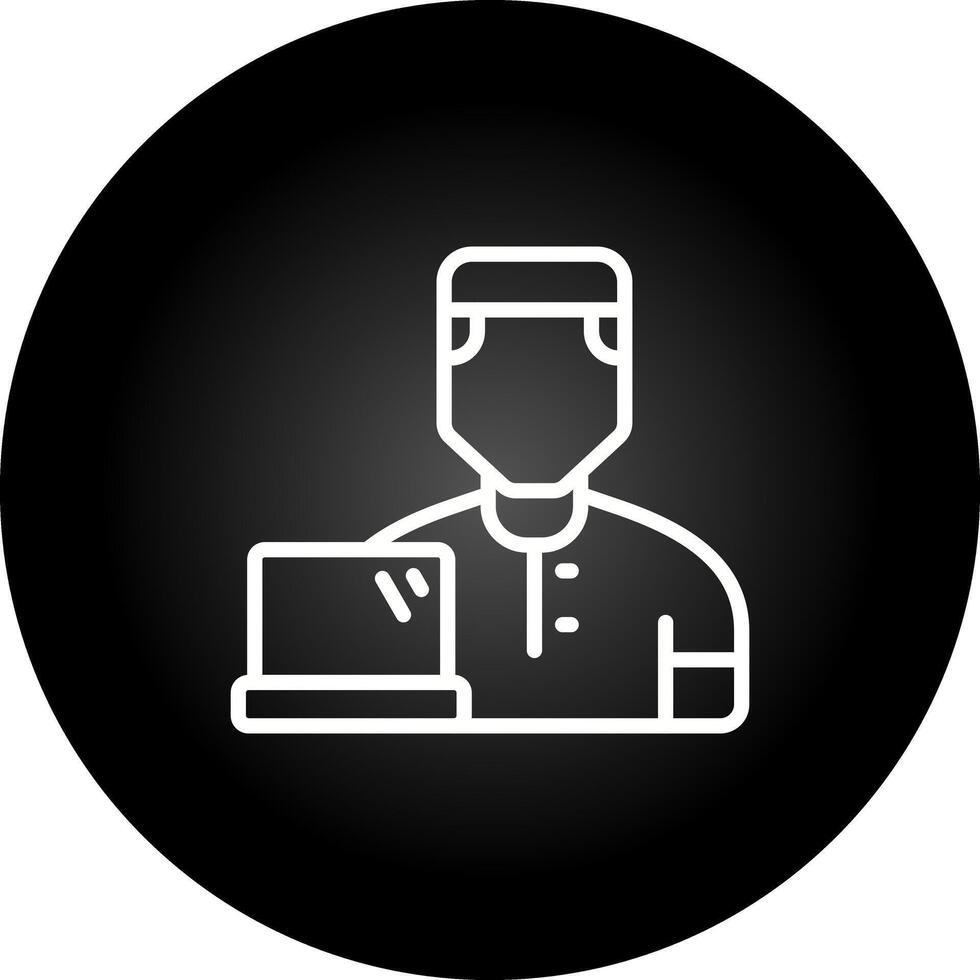 User Working Vector Icon