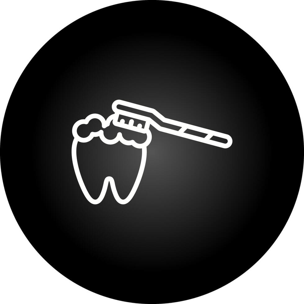 Brushing Teeth Vector Icon