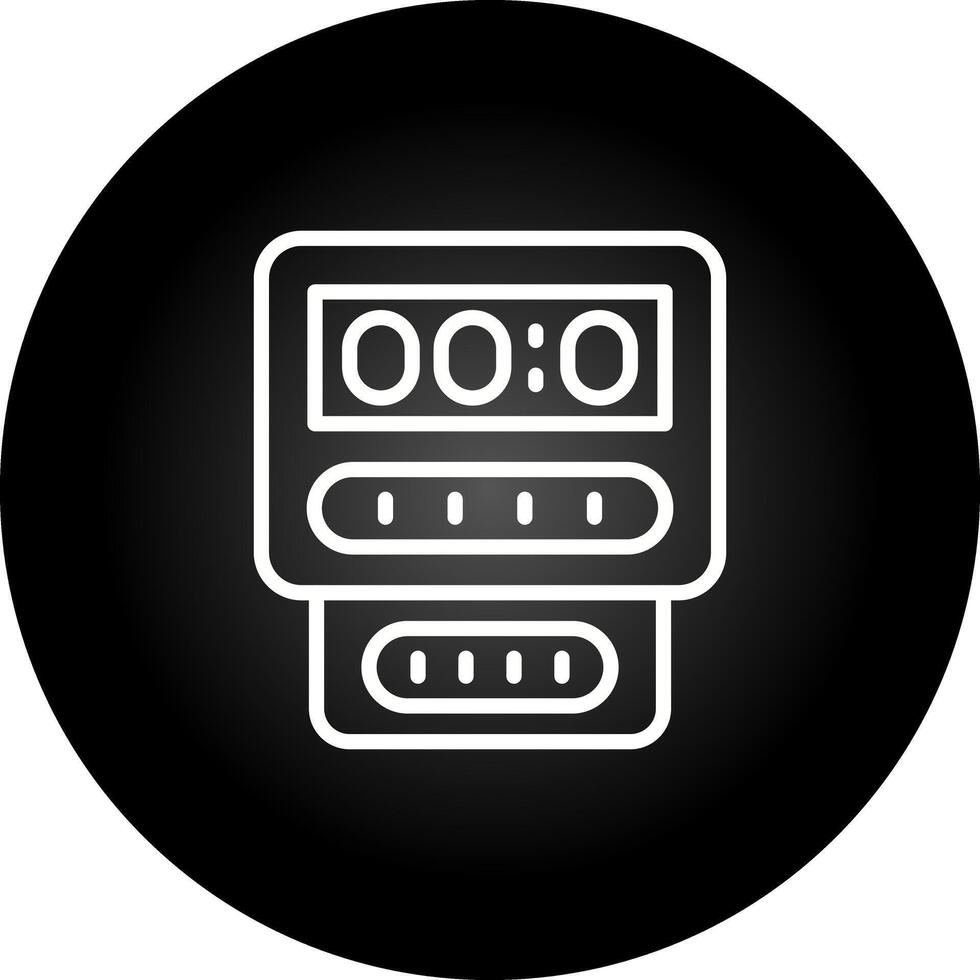 Electric Meter Vector Icon