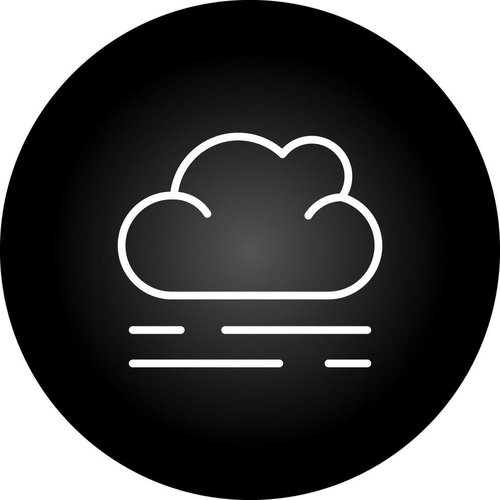 icono de vector de nube