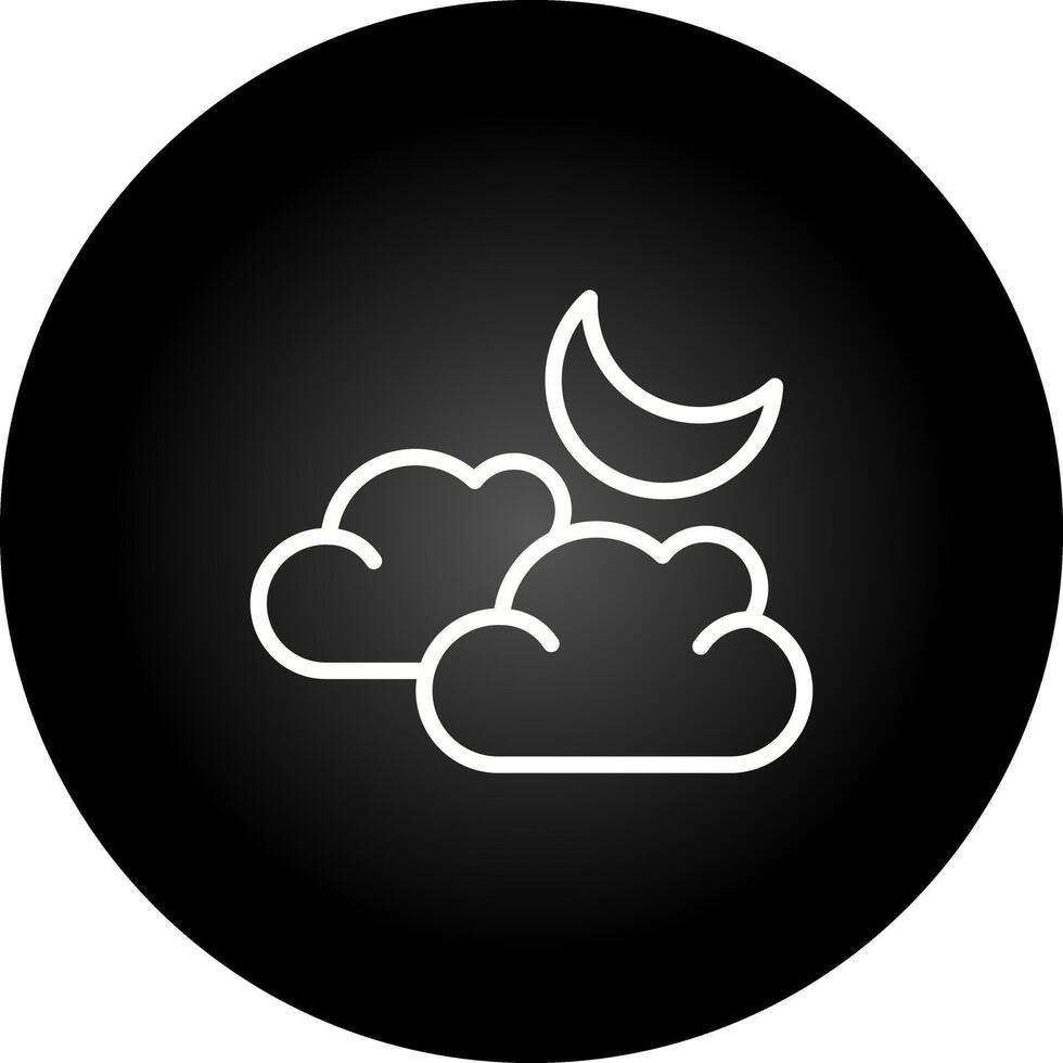 icono de vector de nube