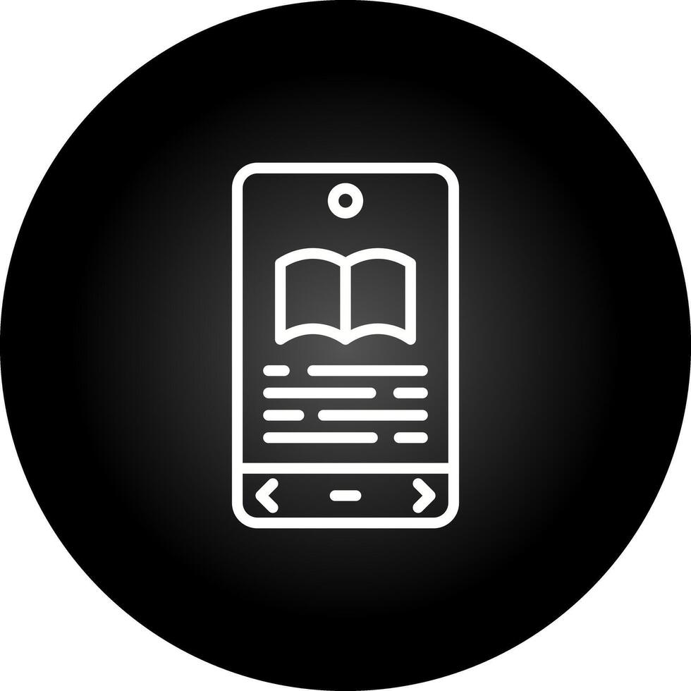 E book Reader Vector Icon