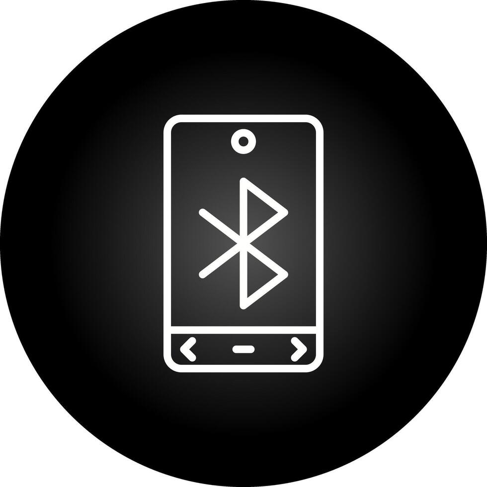 icono de vector de bluetooth