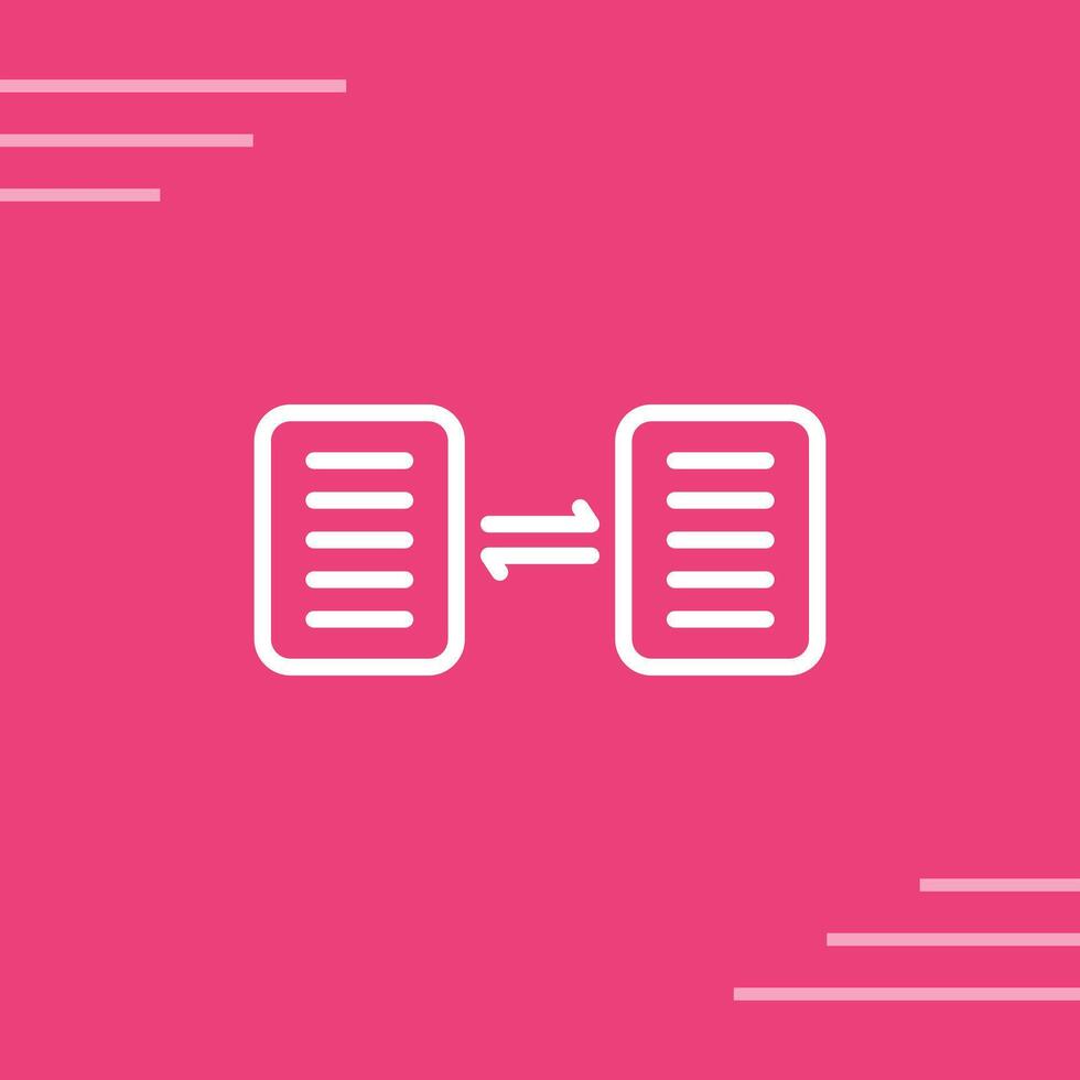 Document Sharing Vector Icon