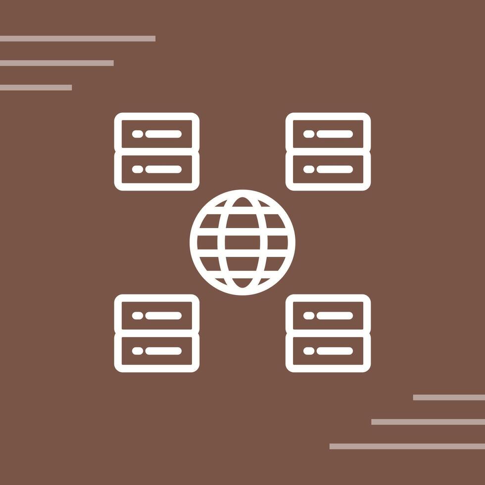 Content Delivery Network Vector Icon