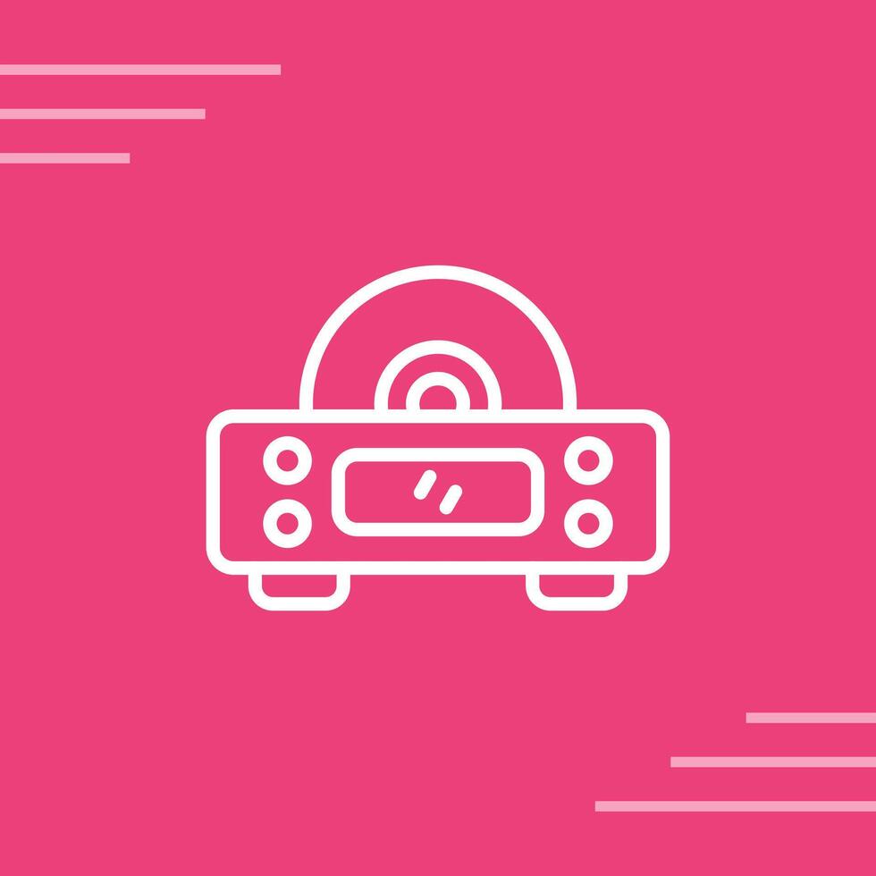 Cd Player Vector Icon