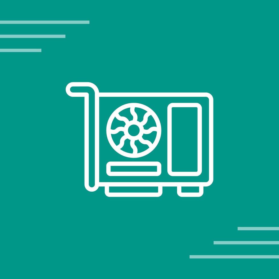 Graphic Card Vector Icon